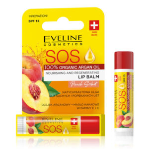 Eveline - Bálsamo Labial – Lip Balm SOS  Peach Spf15