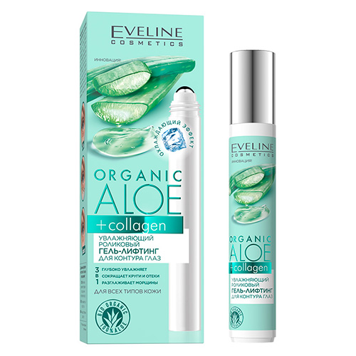 Eveline - Roll-On de Olhos – Organic Aloé + Collagen 15ml