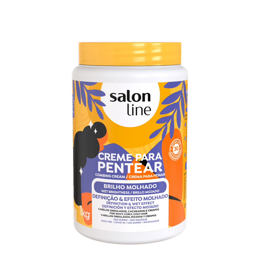Salon Line - Creme Pentear Brilho Molhado 1kg