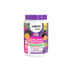 Salon Line Kids - Cachinhos Brilhantes Creme Para Pentear 1Kg