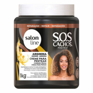 Salon Line - SOS CaChos Arginina Creme Para Pentear 1KG