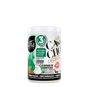 Gota Dourada Meu Cacho Perfeito Creme Pentear 3 Óleos Vegetais 1kg