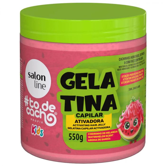Salon Line #Todecacho Gelatina Ativadora Kids Melancia 550gr