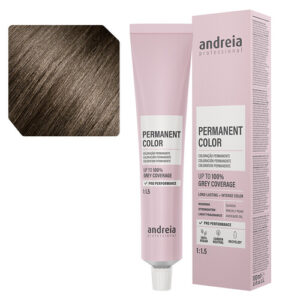 Andreia Coloração Permanente 5.2 Castanho Claro Frio - 100ml
