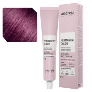 Andreia Coloração Permanente 5.66 Castanho Claro Violeta Intenso - 100ml