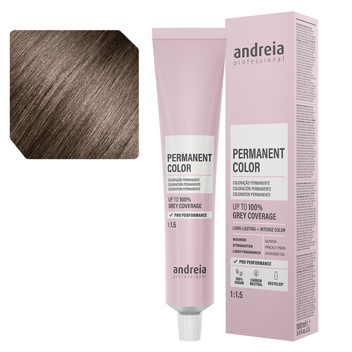 Andreia Coloração Permanente 6.0 Louro Escuro Natural - 100ml