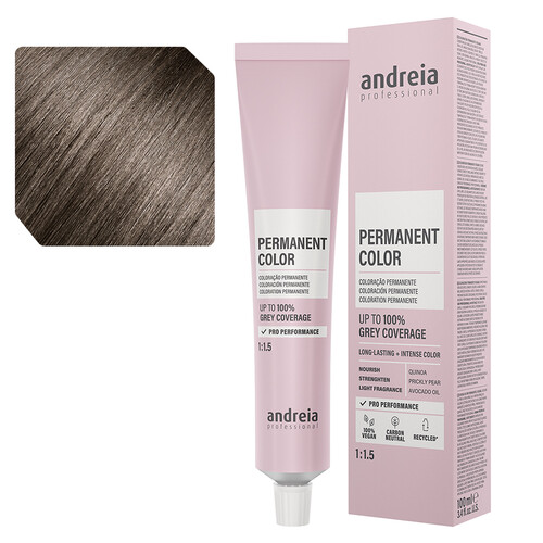 Andreia Coloração Permanente 66.0 Louro Escuro Intenso Natural - 100ml