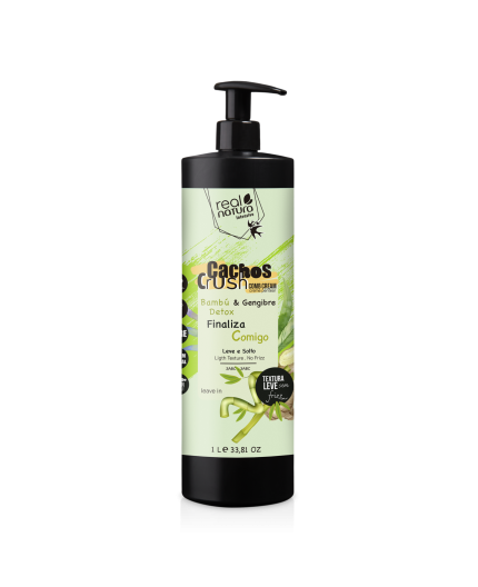 Real Natura - Creme de Pentear Cachos Crush Bambú & Gengibre 1L