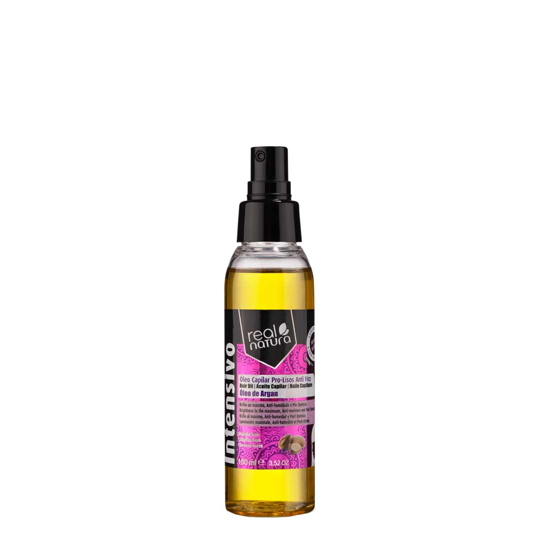 Real Natura - Óleo Capilar Pro-Lisos Anti Frizz Argan 100ml