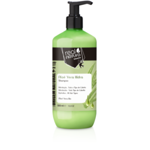 Real Natura - Shampoo Sem Sal Aloé Vera Hidra 500ml