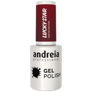 Verniz Gel Andreia 10,5ml – Lucky Star LS4 - Vermelho Escuro
