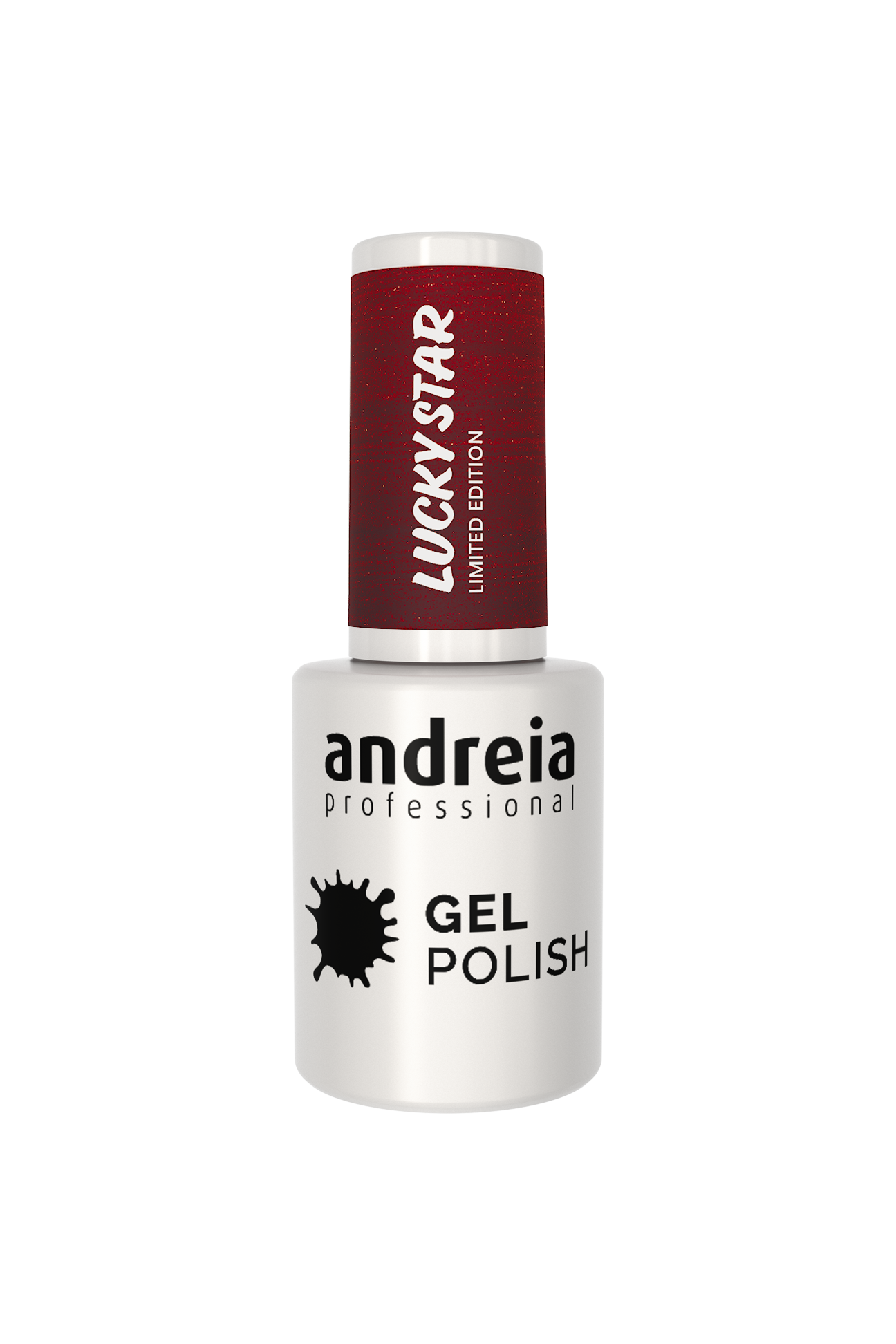 Verniz Gel Andreia 10,5ml – Lucky Star LS4 - Vermelho Escuro