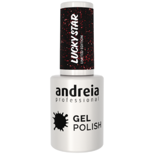 Verniz Gel Andreia 10,5ml - Lucky Star LS6 - Glitter Holográfico Prata