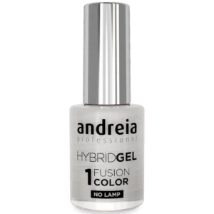 Andreia – Verniz Hybrid Gel Fusion Color H93 Branco Metalizado - 10,5ml