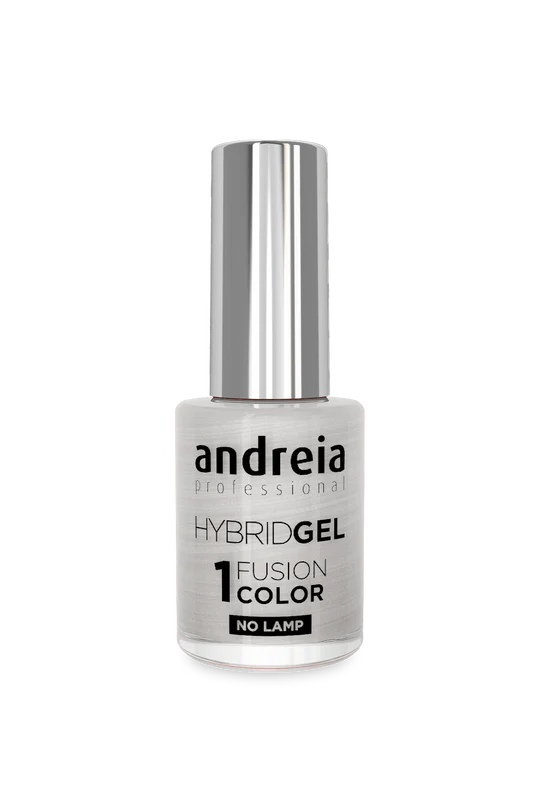 Andreia – Verniz Hybrid Gel Fusion Color H93 Branco Metalizado - 10,5ml