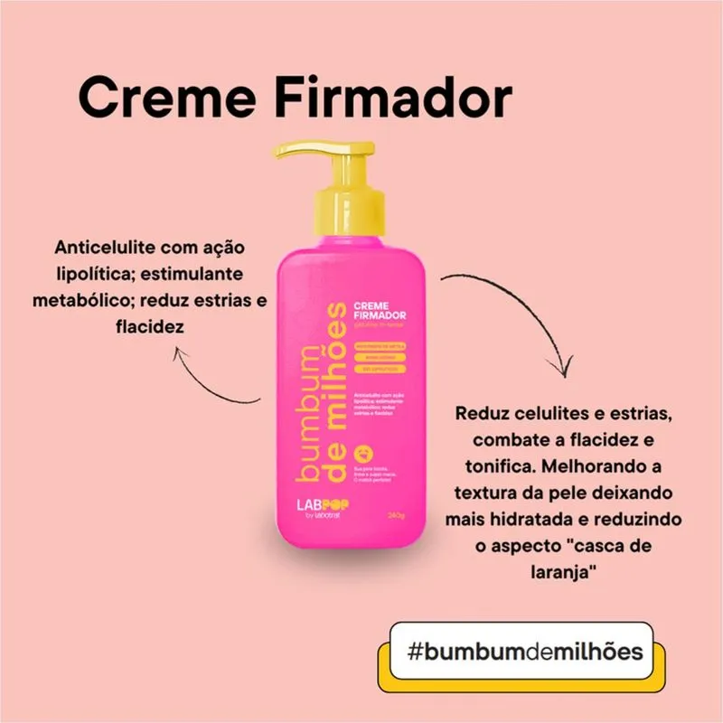 Labotrat - LabPop Bumbum de Milhões Creme Firmador 240g - Image 2