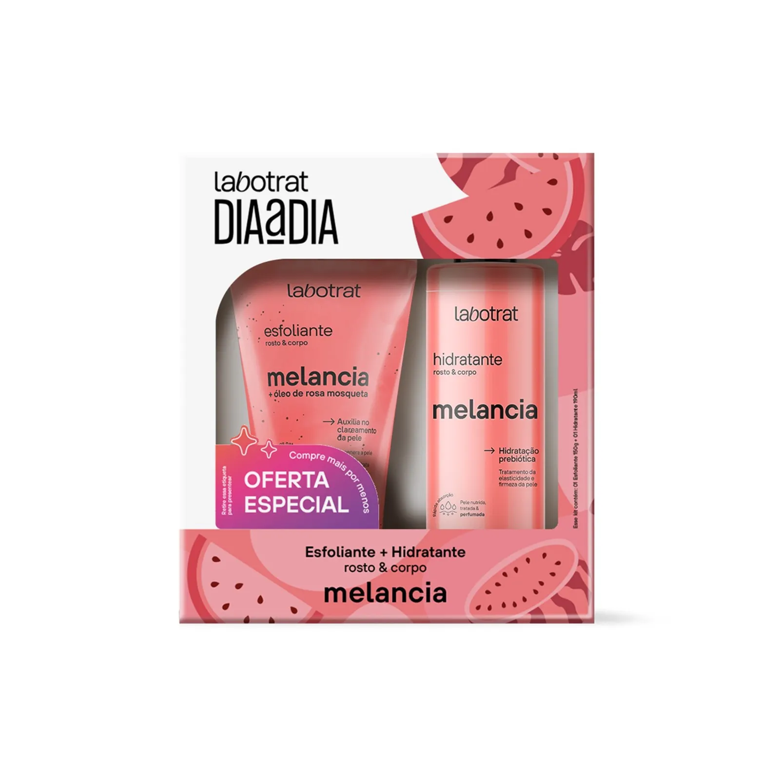 Labotrat – Pack Esfoliante 150g + Hidratante 190ml Melancia Dia a Dia