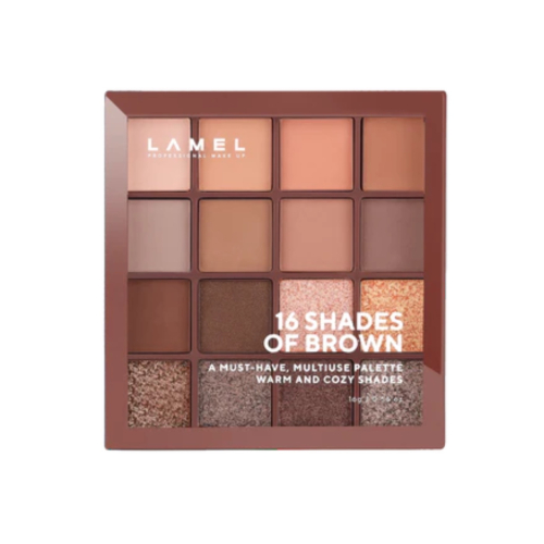 Lamel - Paleta de Sombras 16 Shades Of Brown - 16g