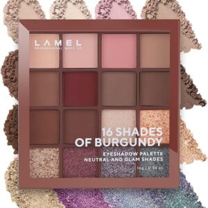 Lamel - Paleta de Sombras 16 Shades Of Burgundy - 16g