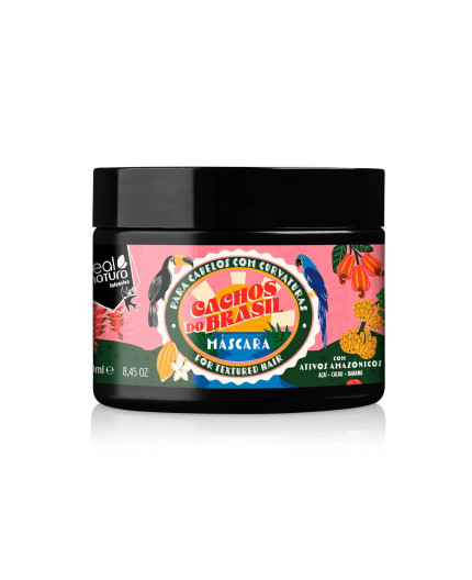 Real Natura - Máscara Sem Sal Cachos do Brasil 250ml